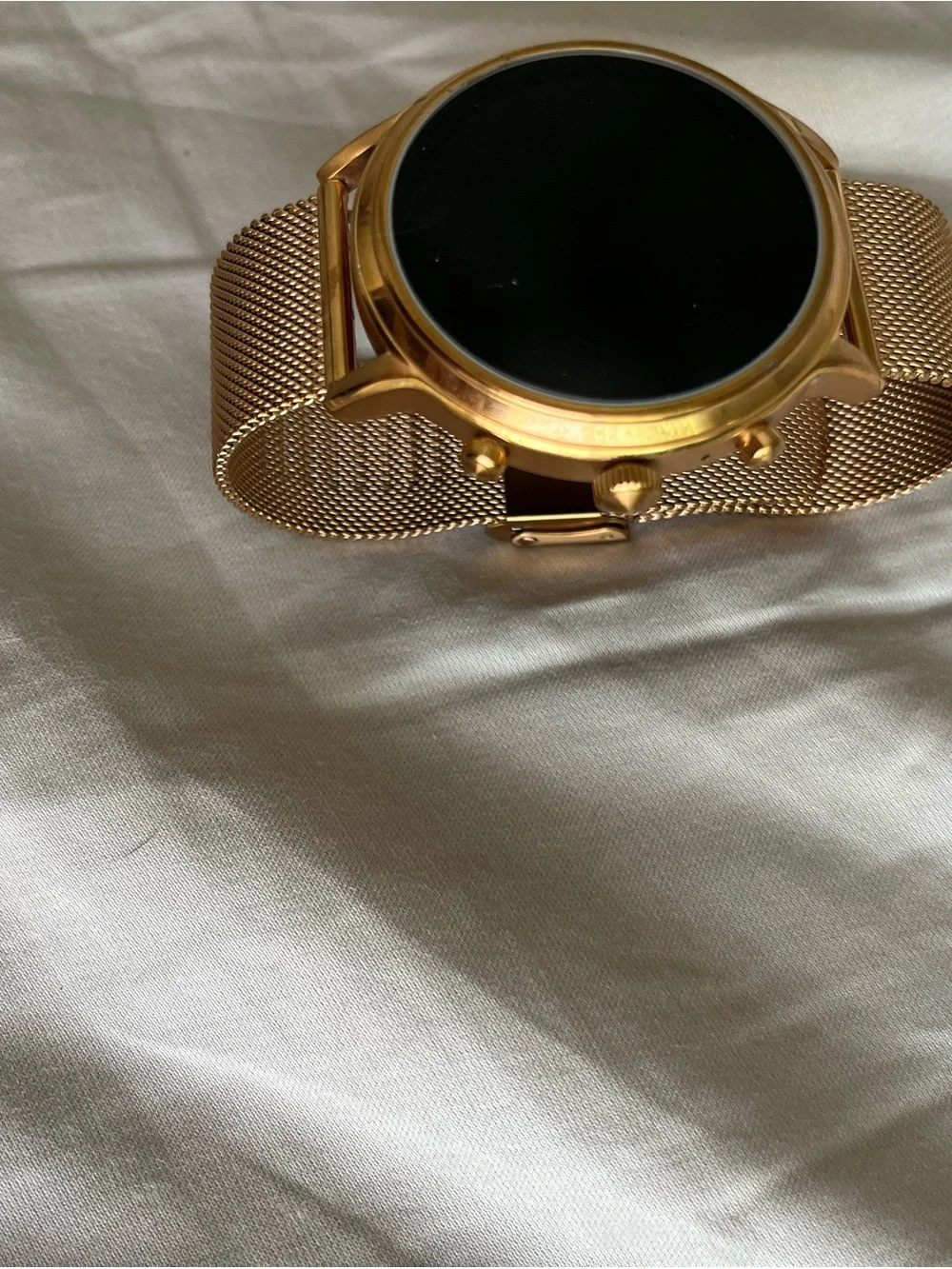 Fossil Rose Gold Mesh Strap Smart Watch